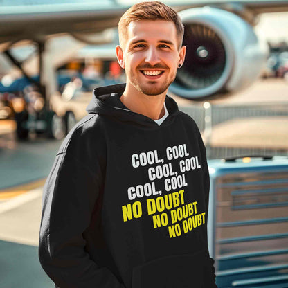 brooklyn nine-nine cool cool cool no doubt no doubt no doubt hoodie hooded sweatshirt winterwear buy online usa united states of america the banyan tee tbt men women girls boys unisex black detective jake peralta terry charles boyle gina linetti andy samberg merchandise clothing acceessories