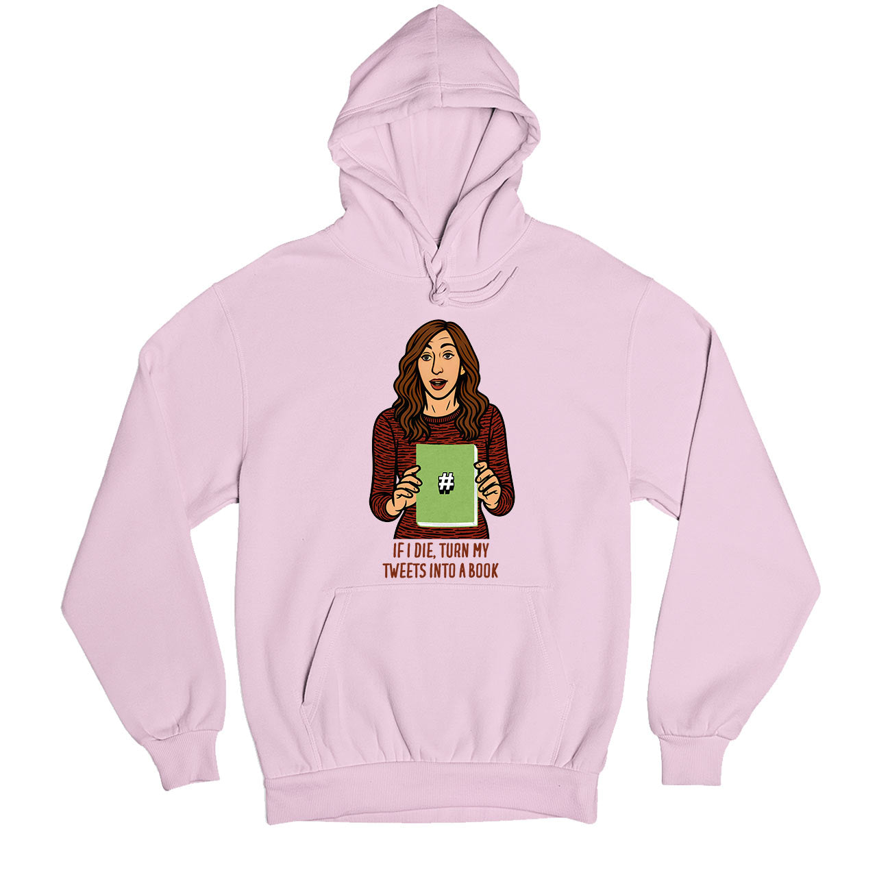 brooklyn nine-nine turn my tweets into books hoodie hooded sweatshirt winterwear tv & movies buy online united states usa the banyan tee tbt men women girls boys unisex baby pink stranger things eleven demogorgon shadow monster dustin quote vector art clothing accessories merchandise