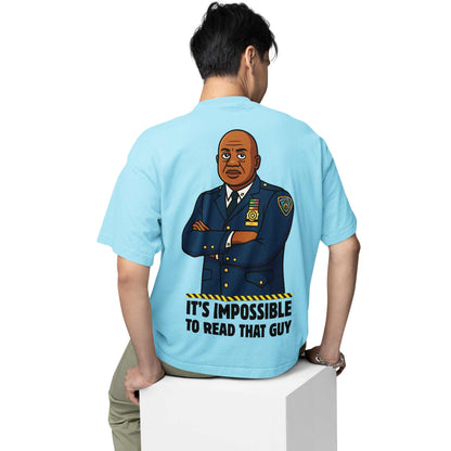 brooklyn nine-nine oversized t shirt - It's impossible to read that guy tv & movies t-shirt baby pink buy online india the banyan tee tbt men women girls boys unisex