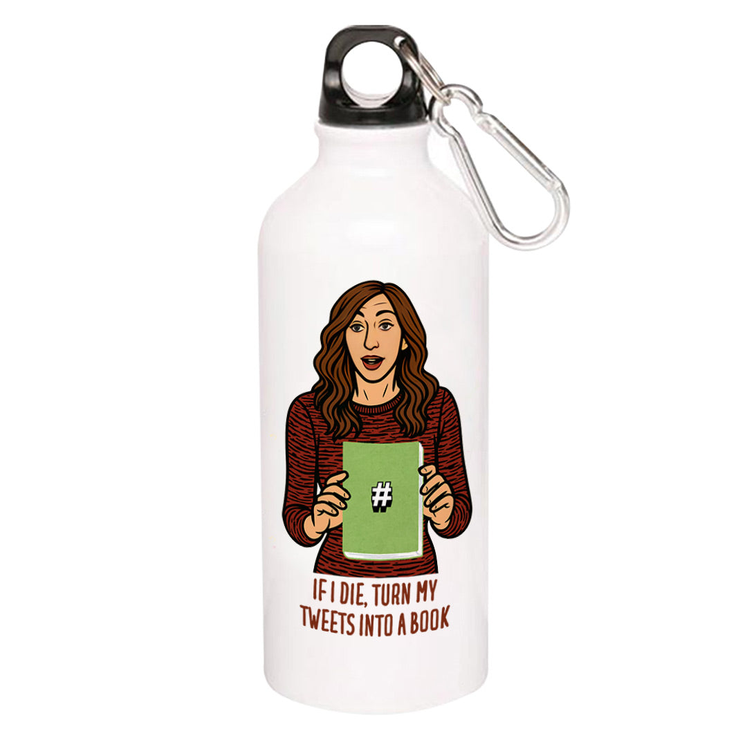 brooklyn nine-nine turn my tweets into books sipper steel water bottle flask gym shaker tv & movies buy online india the banyan tee tbt men women girls boys unisex  stranger things eleven demogorgon shadow monster dustin quote vector art clothing accessories merchandise