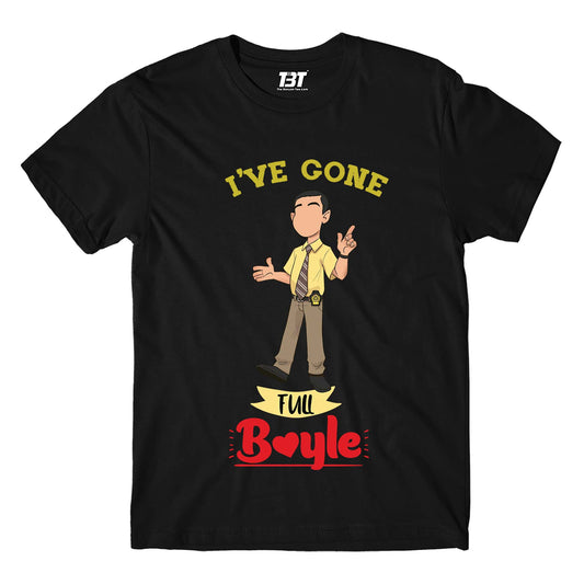 brooklyn nine-nine gone full boyle t-shirt buy online united states usa the banyan tee tbt men women girls boys unisex black detective jake peralta terry charles boyle gina linetti andy samberg merchandise clothing acceessories