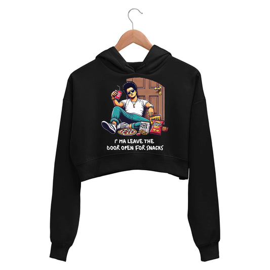 bruno mars door open crop hoodie hooded sweatshirt upper winterwear music band buy online india the banyan tee tbt men women girls boys unisex black