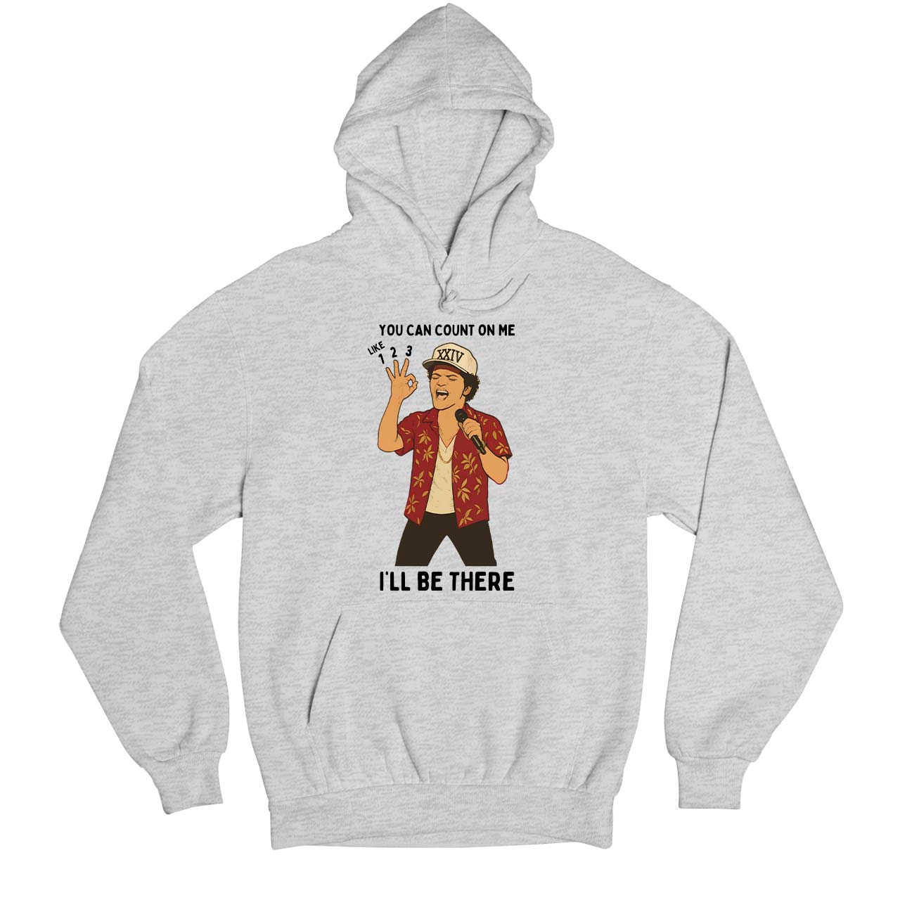 bruno mars count on me hoodie hooded sweatshirt winterwear music band buy online united states usa the banyan tee tbt men women girls boys unisex gray