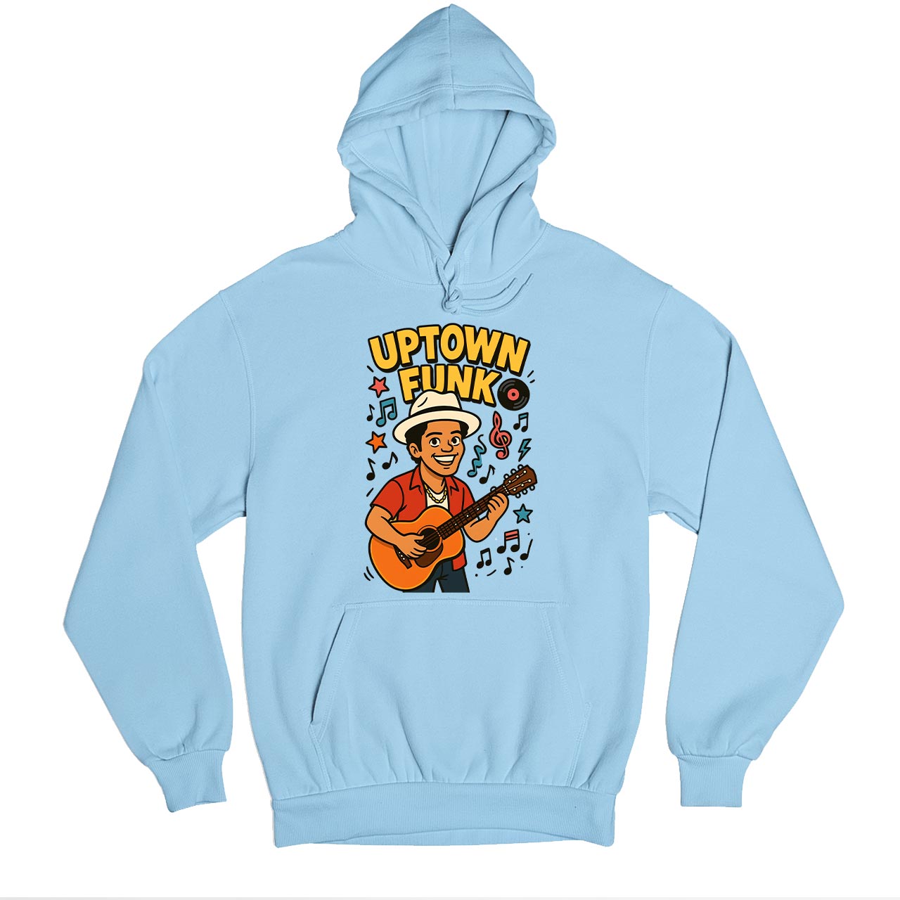 bruno mars uptown funk hoodie hooded sweatshirt winterwear music band buy online united states usa the banyan tee tbt men women girls boys unisex baby blue