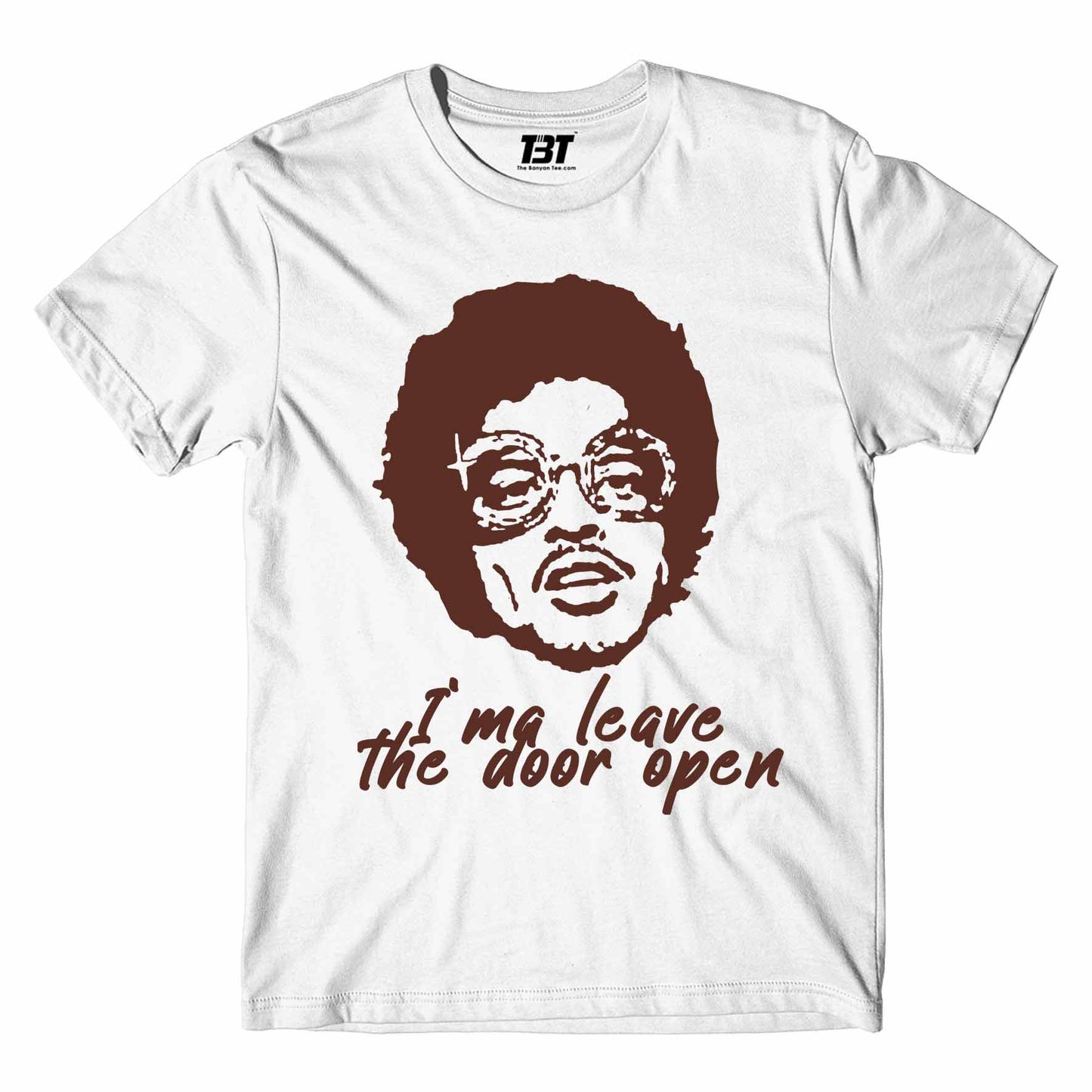 bruno mars leave the door open t-shirt music band buy online united states of america usa the banyan tee tbt men women girls boys unisex white
