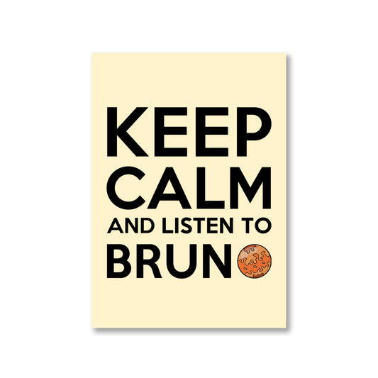 bruno mars keep calm poster wall art buy online united states of america usa the banyan tee tbt a4