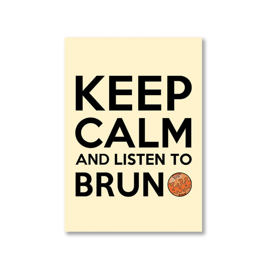 Poster - Keep Calm & Listen To Mars