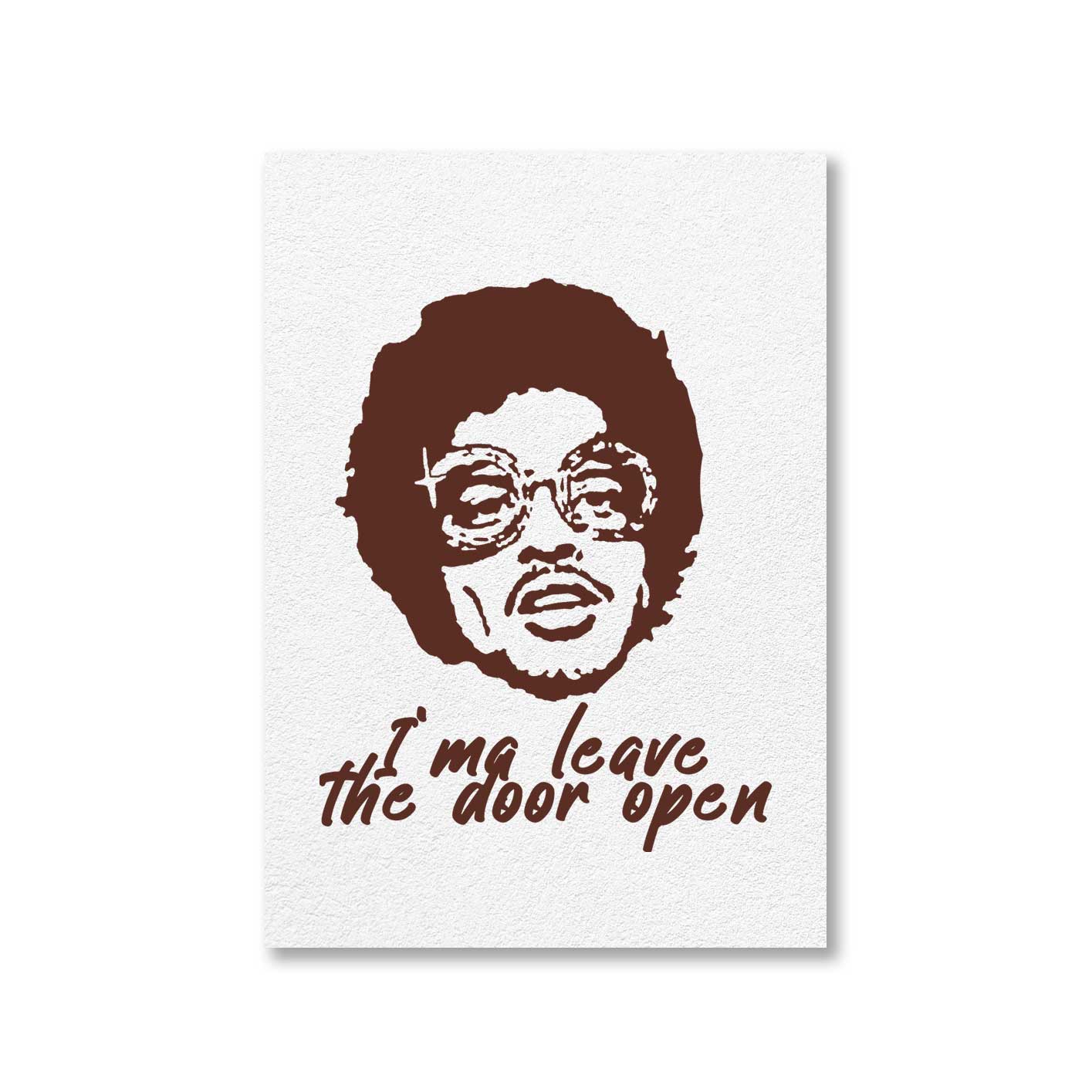 bruno mars leave the door open poster wall art buy online united states of america usa the banyan tee tbt a4