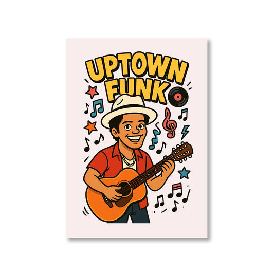 bruno mars uptown funk poster wall art buy online united states of america usa the banyan tee tbt a4