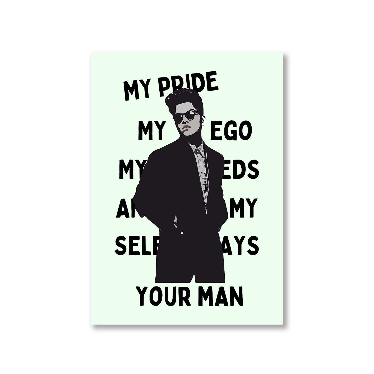 bruno mars when i was your man poster wall art buy online united states of america usa the banyan tee tbt a4