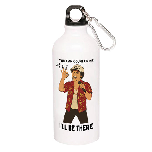 bruno mars count on me sipper steel water bottle flask gym shaker music band buy online india the banyan tee tbt men women girls boys unisex
