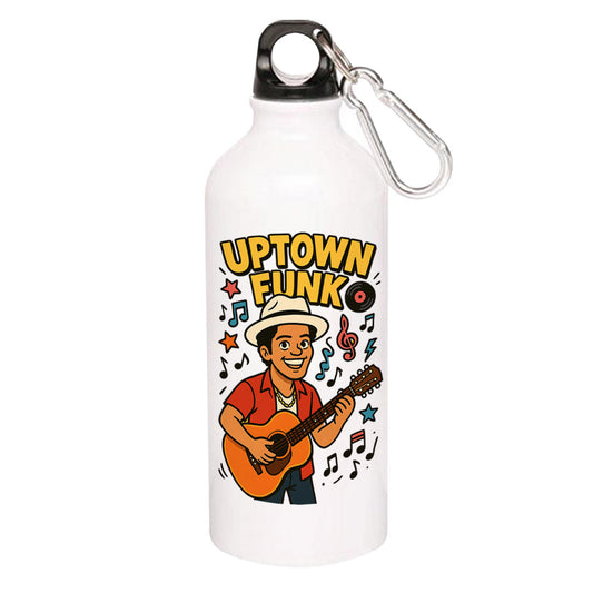 bruno mars uptown funk sipper steel water bottle flask gym shaker music band buy online india the banyan tee tbt men women girls boys unisex