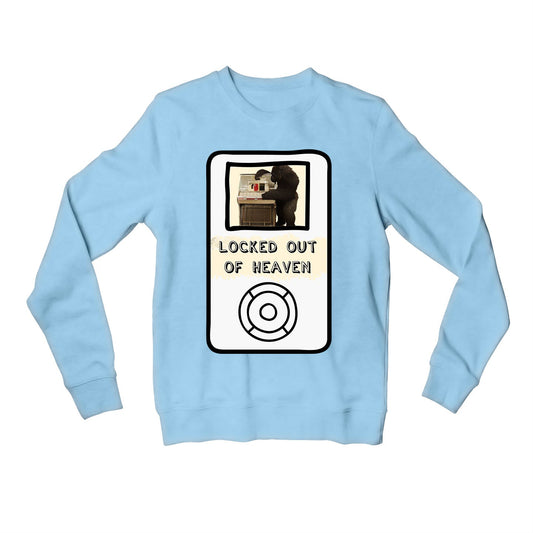 bruno mars locked out of heaven sweatshirt upper winterwear music band buy online united states of america usa the banyan tee tbt men women girls boys unisex baby blue