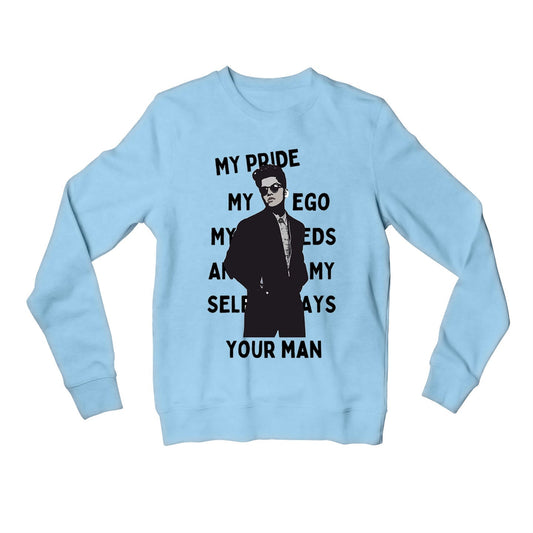 bruno mars when i was your man sweatshirt upper winterwear music band buy online united states usa the banyan tee tbt men women girls boys unisex baby blue