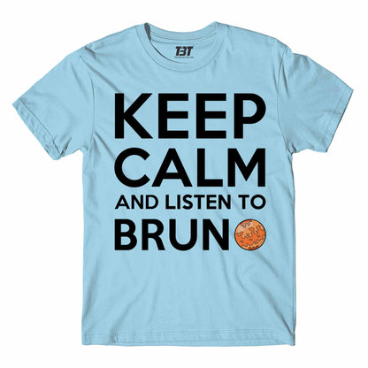 bruno mars keep calm t-shirt music band buy online usa united states the banyan tee tbt men women girls boys unisex Ocean Blue