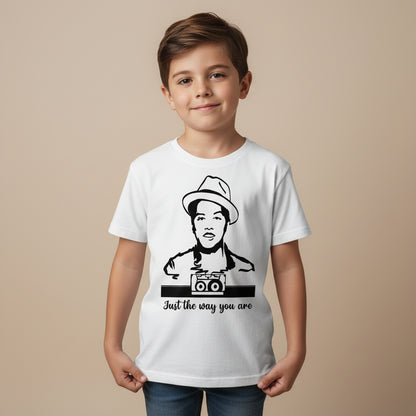 bruno mars just the way you are t-shirt music band buy online united states of america usa the banyan tee tbt men women girls boys unisex white