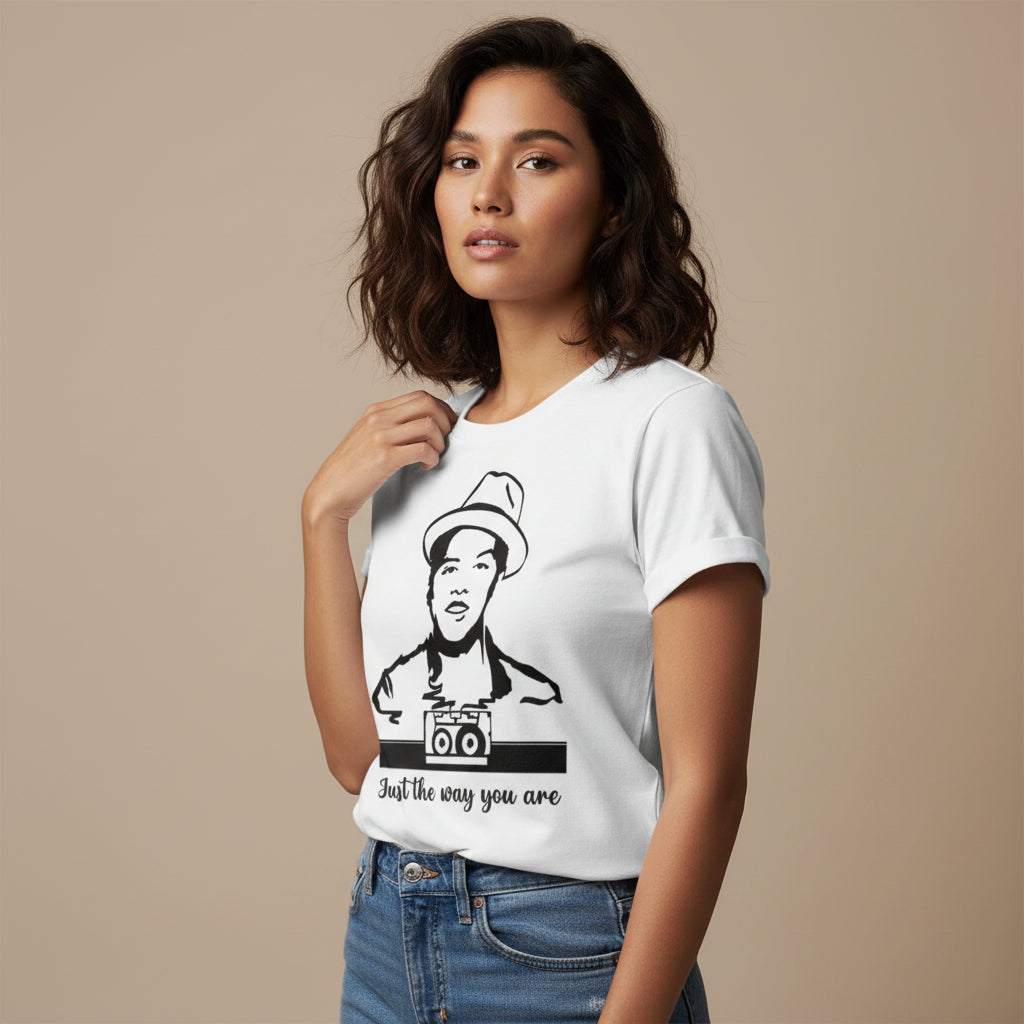 bruno mars just the way you are t-shirt music band buy online united states of america usa the banyan tee tbt men women girls boys unisex white