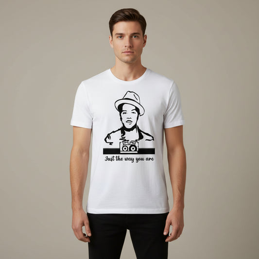 bruno mars just the way you are t-shirt music band buy online united states of america usa the banyan tee tbt men women girls boys unisex white