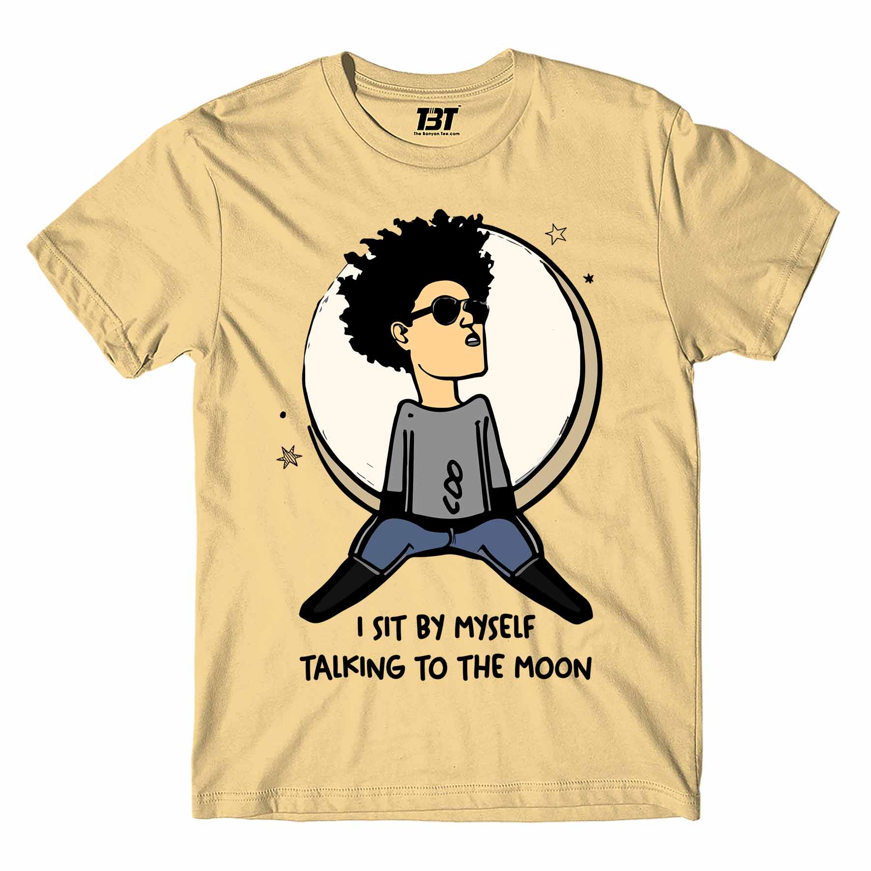 bruno mars talking to the moon t-shirt music band buy online united states of america usa the banyan tee tbt men women girls boys unisex beige