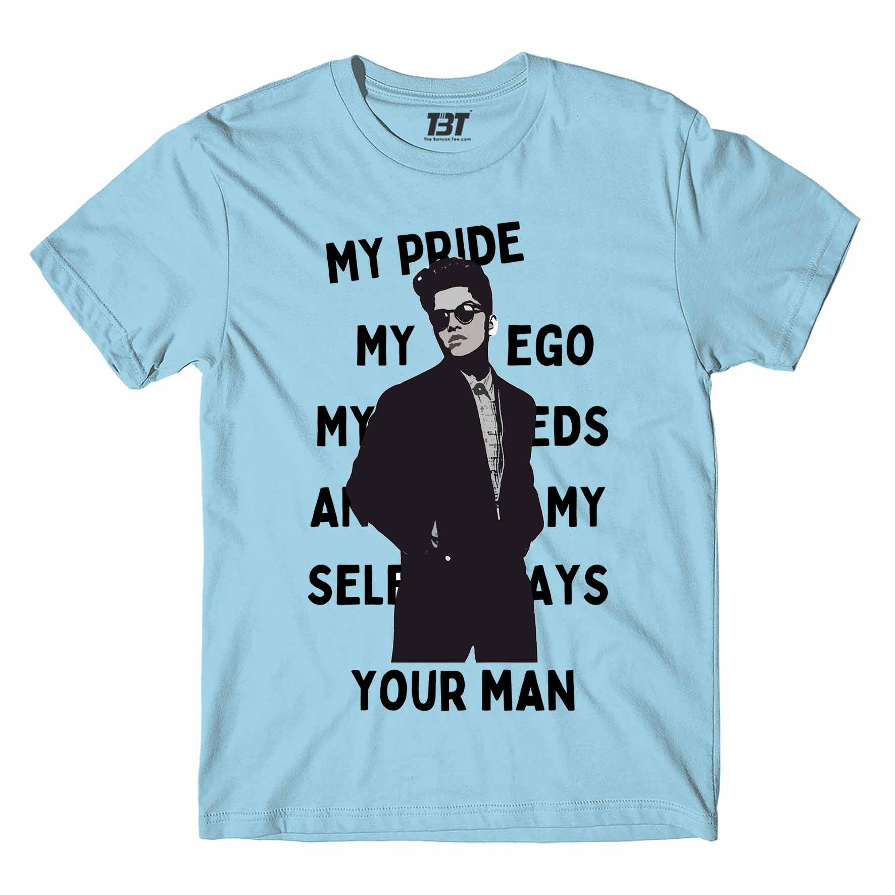 bruno mars when i was your man t-shirt music band buy online usa united states the banyan tee tbt men women girls boys unisex Ocean Blue