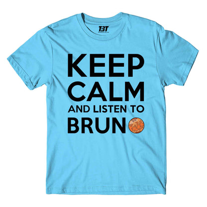 bruno mars keep calm t-shirt music band buy online united states of america usa the banyan tee tbt men women girls boys unisex Sky Blue