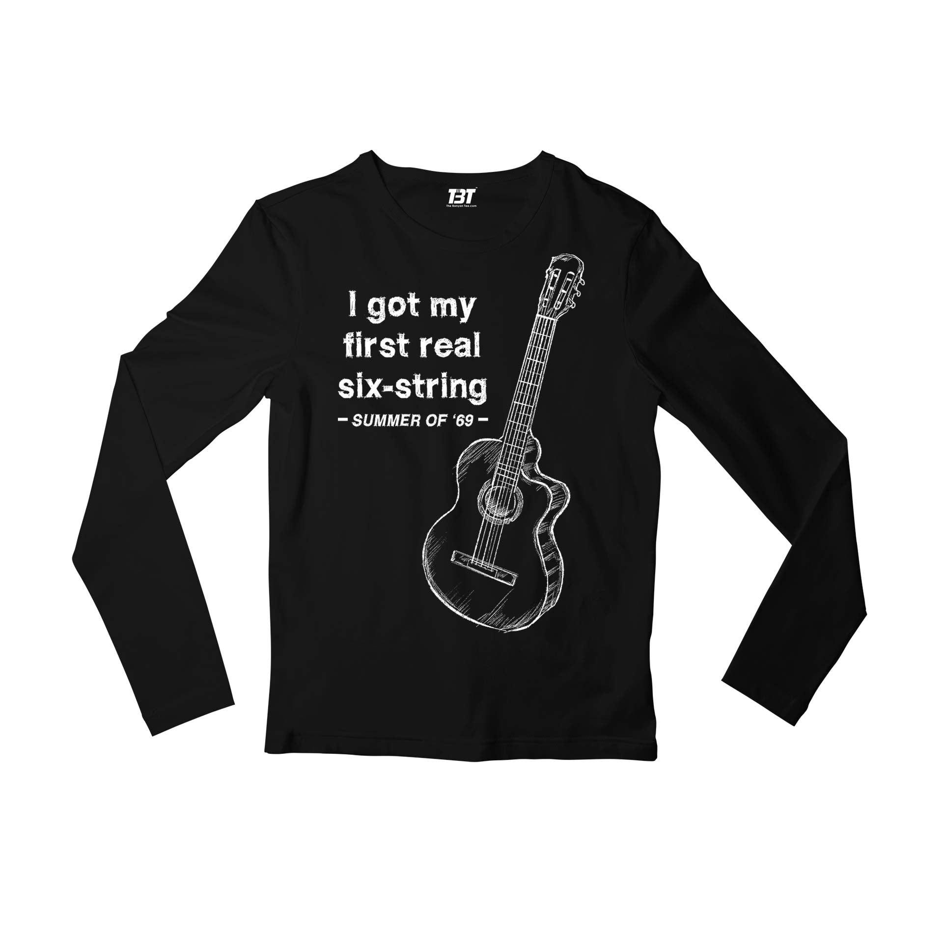 bryan adams summer of '69 full sleeves long sleeves music band buy online india the banyan tee tbt men women girls boys unisex black