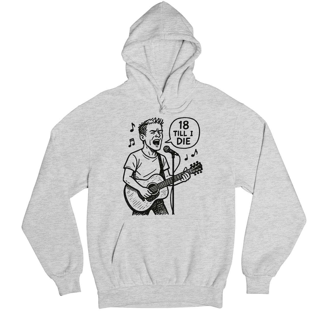bryan adams 18 till i die hoodie hooded sweatshirt winterwear music band buy online united states usa the banyan tee tbt men women girls boys unisex gray
