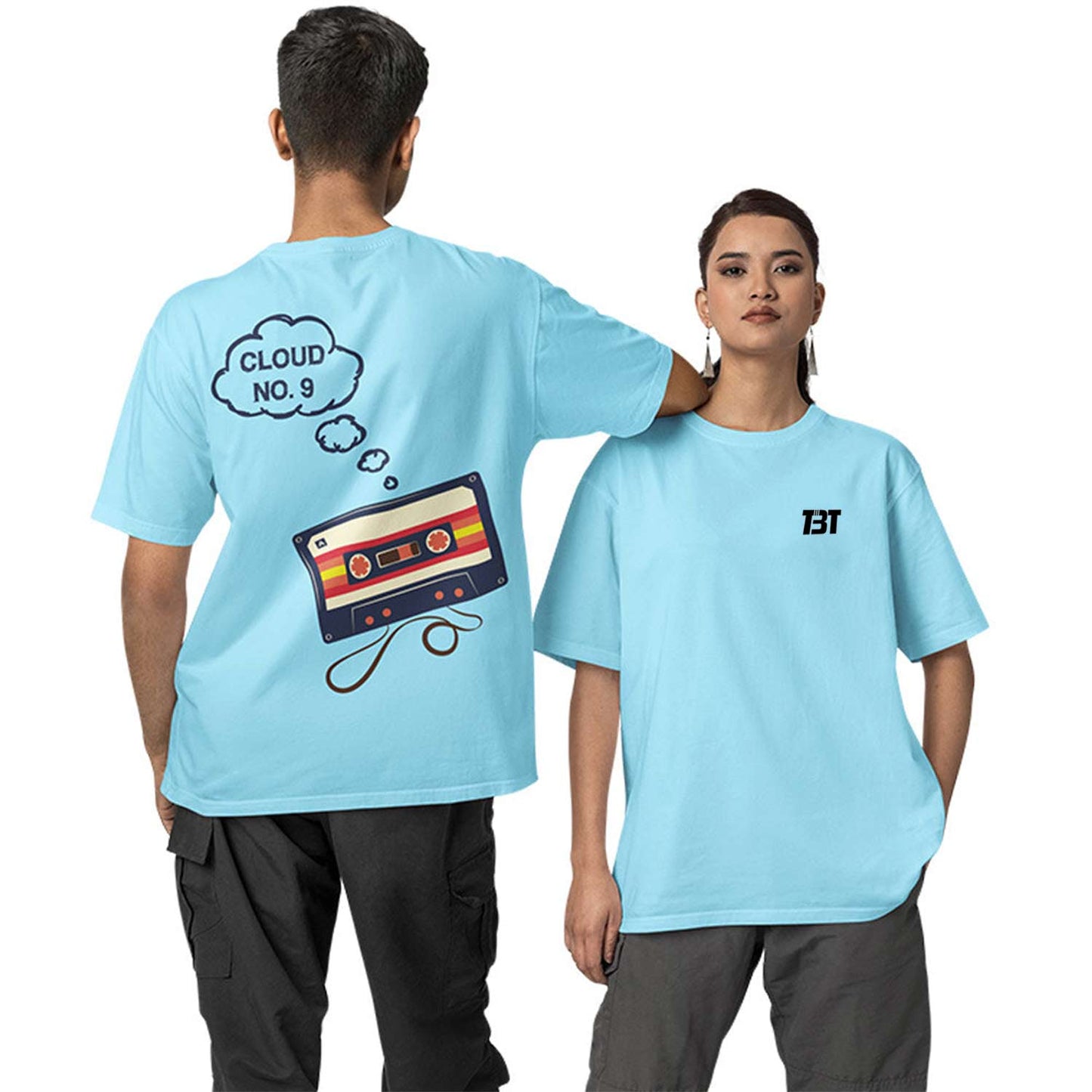 Oversized T shirt - Cloud Number Nine