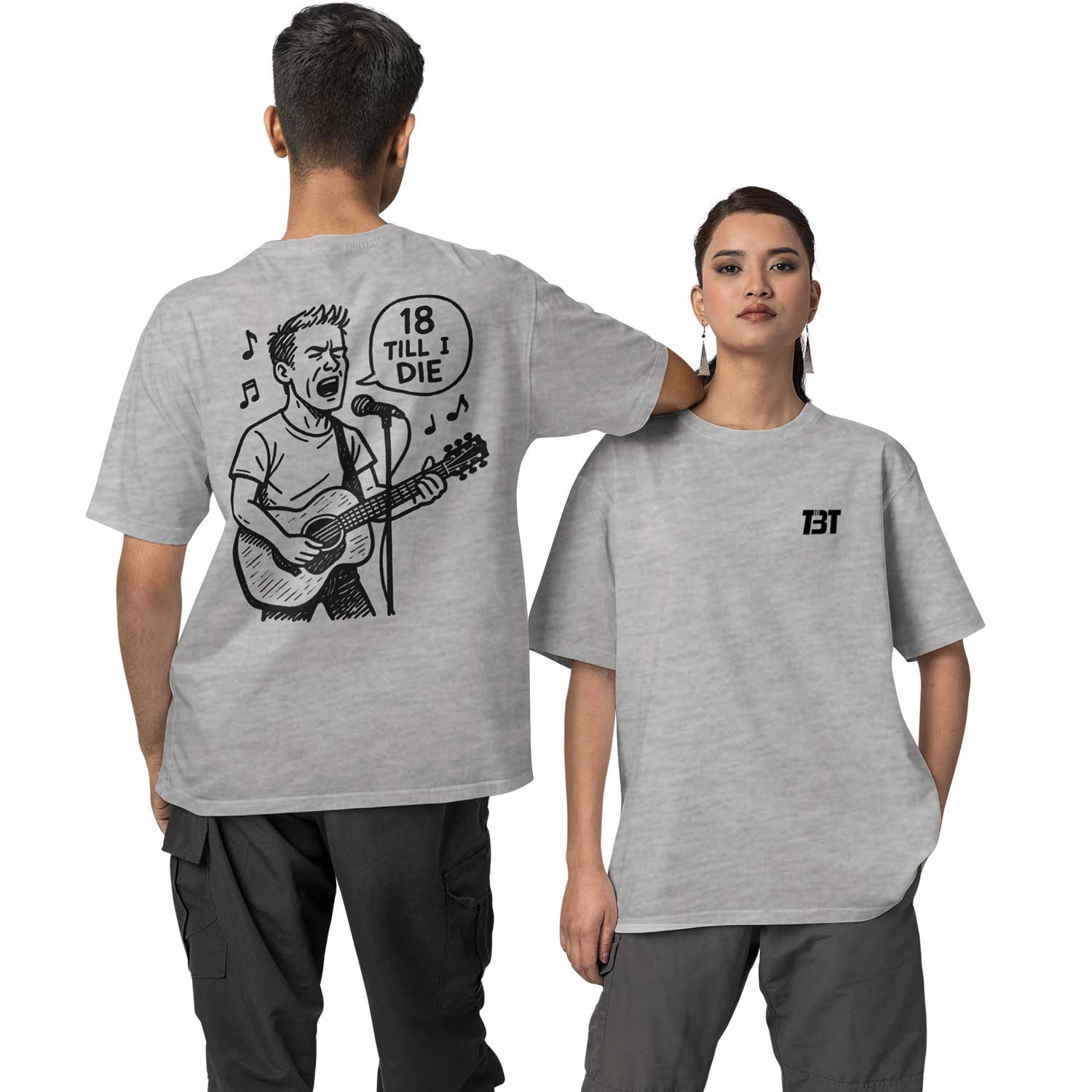 Bryan Adams Oversized T shirt - 18 Till I Die – The Banyan Tee