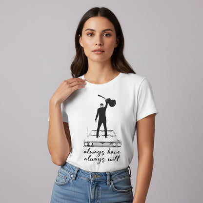 bryan adams always have, always will t-shirt music band buy online united states of america usa the banyan tee tbt men women girls boys unisex white
