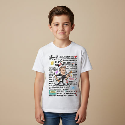 bryan adams everything i doodle t-shirt music band buy online united states of america usa the banyan tee tbt men women girls boys unisex white