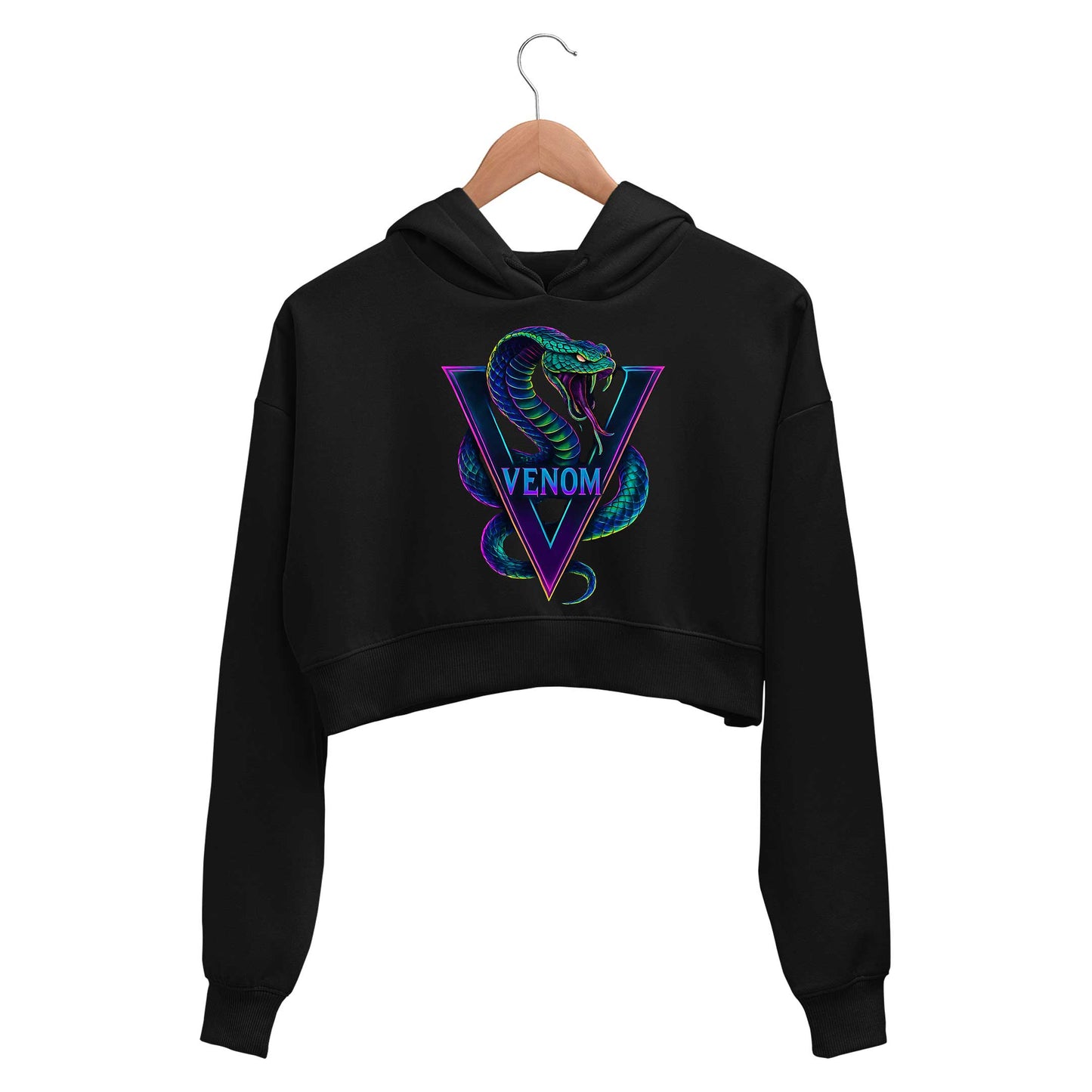 bullet for my valentine venom crop hoodie hooded sweatshirt upper winterwear music band buy online india the banyan tee tbt men women girls boys unisex black