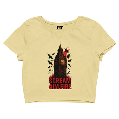 bullet for my valentine scream aim fire crop top music band buy online united states usa the banyan tee tbt men women girls boys unisex s 