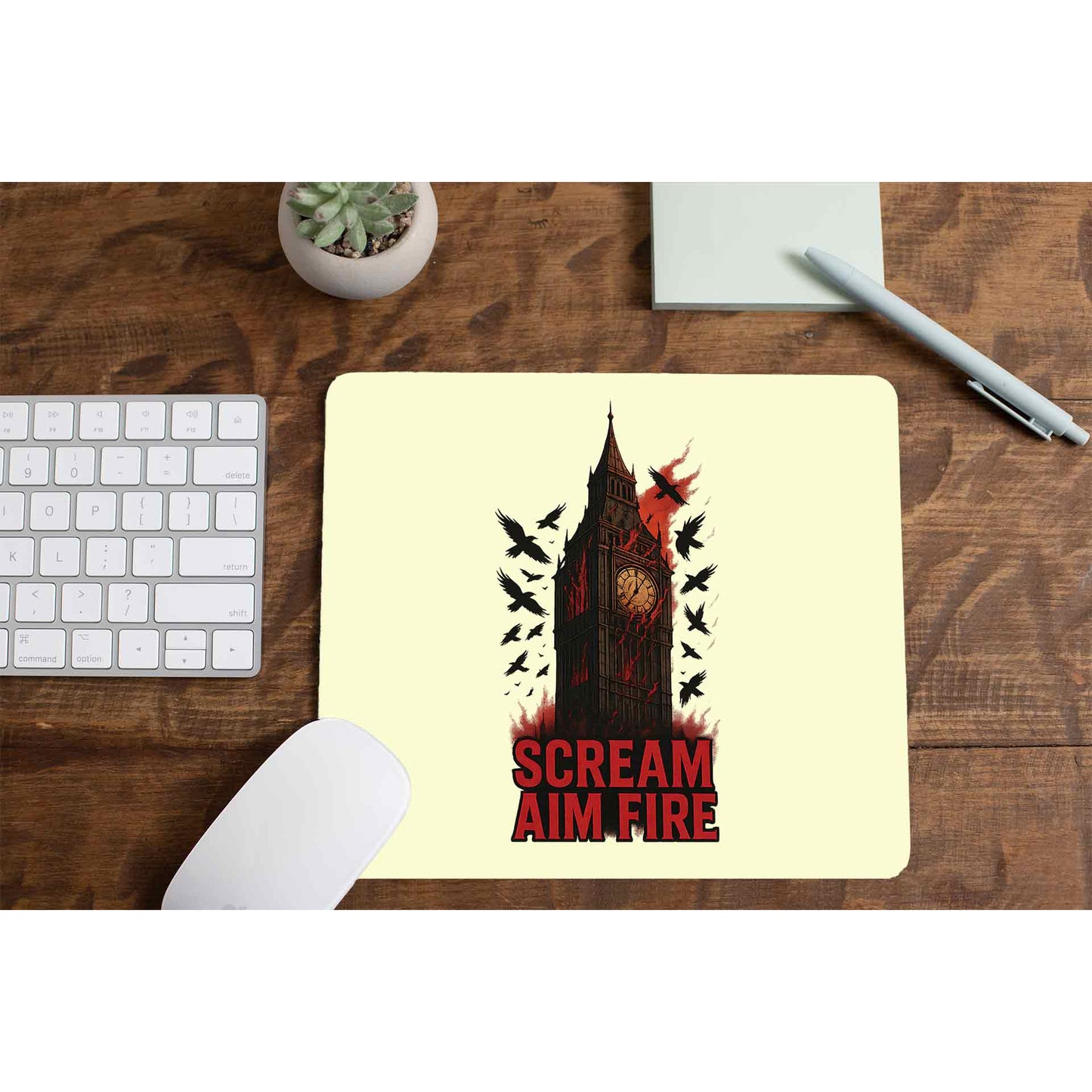 bullet for my valentine scream aim fire mousepad logitech large anime music band buy online united states usa the banyan tee tbt men women girls boys unisex  