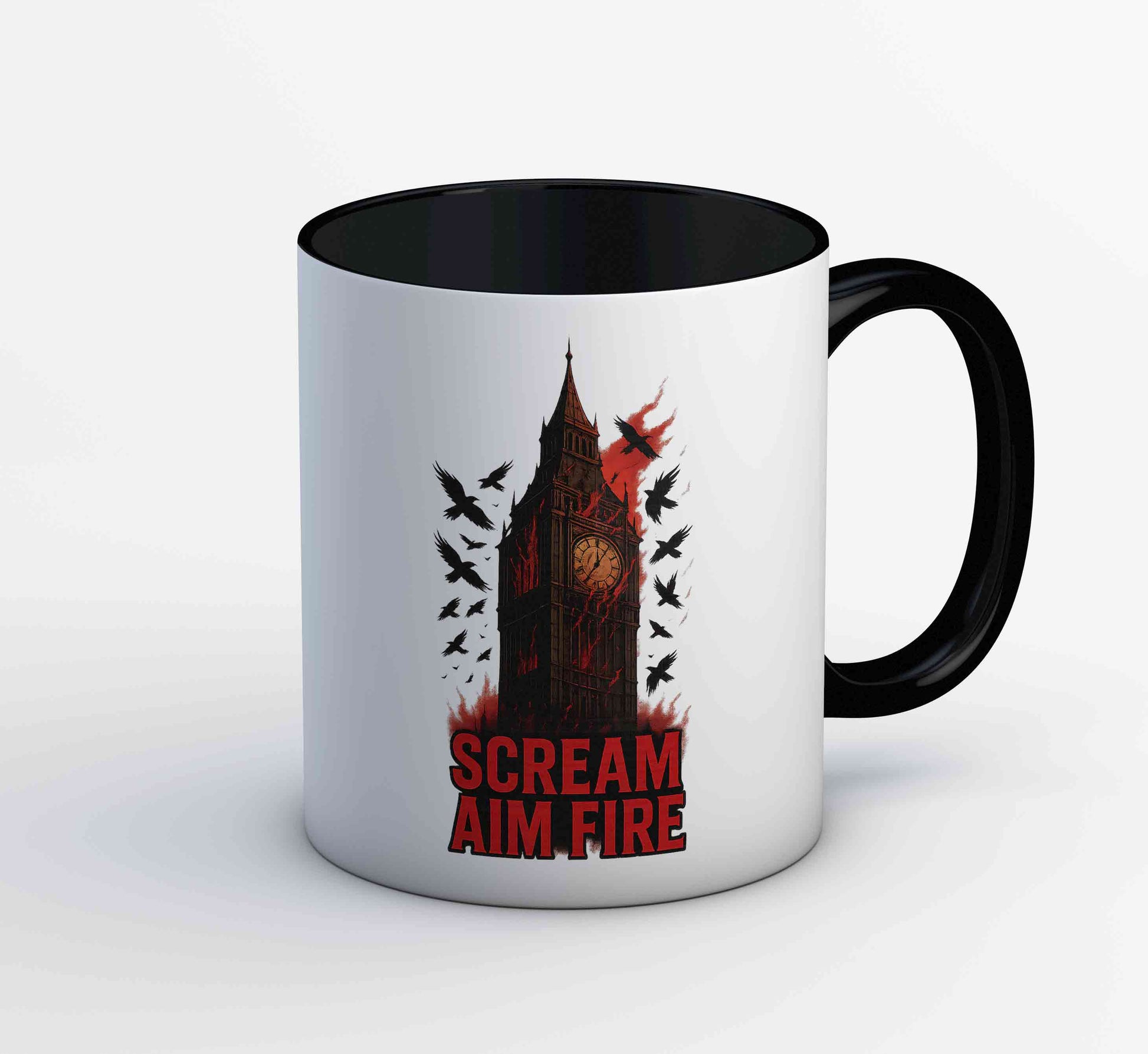 bullet for my valentine scream aim fire mug coffee ceramic music band buy online united states usa the banyan tee tbt men women girls boys unisex  