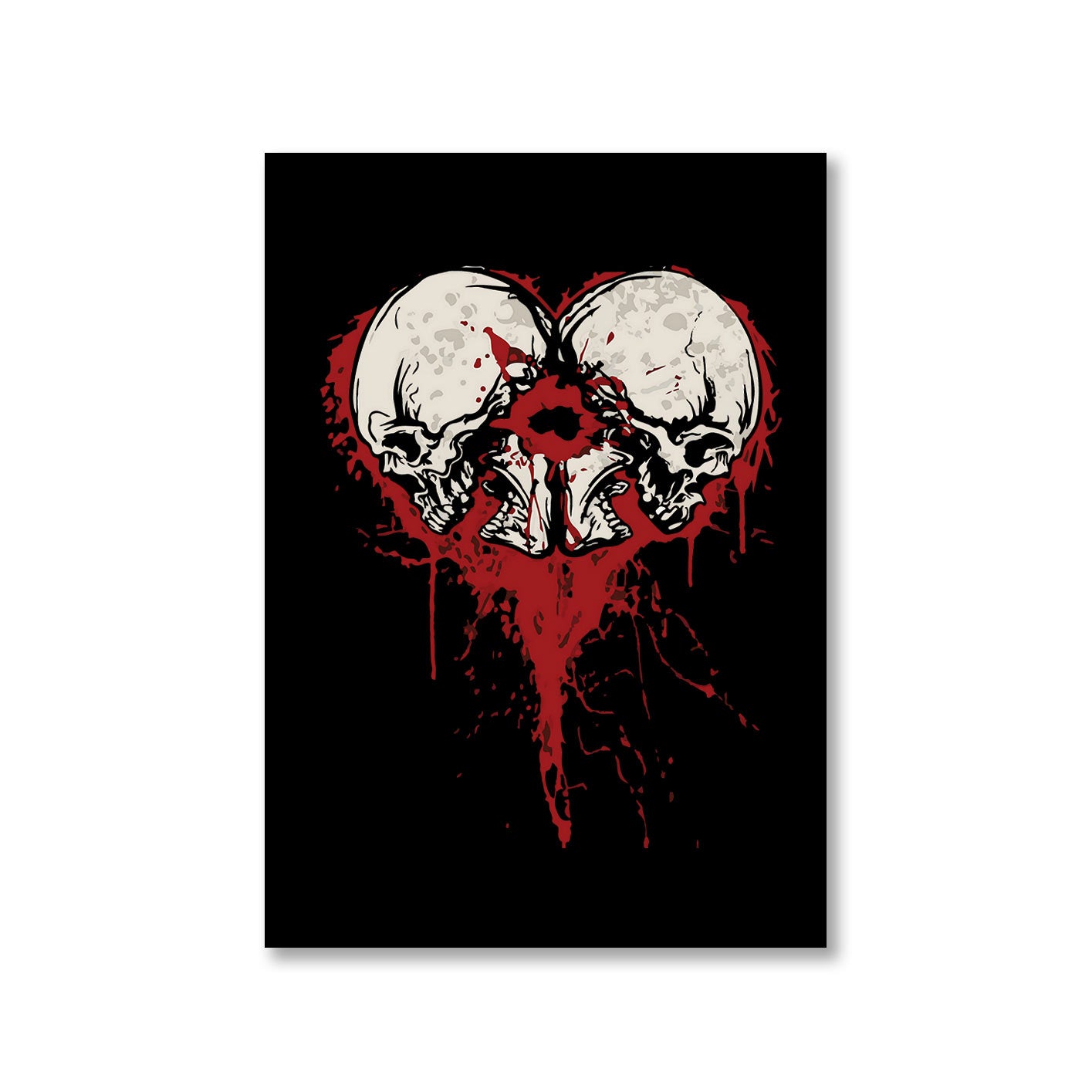 bullet for my valentine bullet heart poster wall art buy online united states of america usa the banyan tee tbt a4