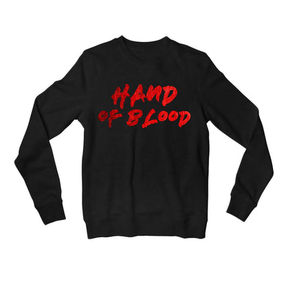 bullet for my valentine hand of blood sweatshirt upper winterwear music band buy online united states of america usa the banyan tee tbt men women girls boys unisex black