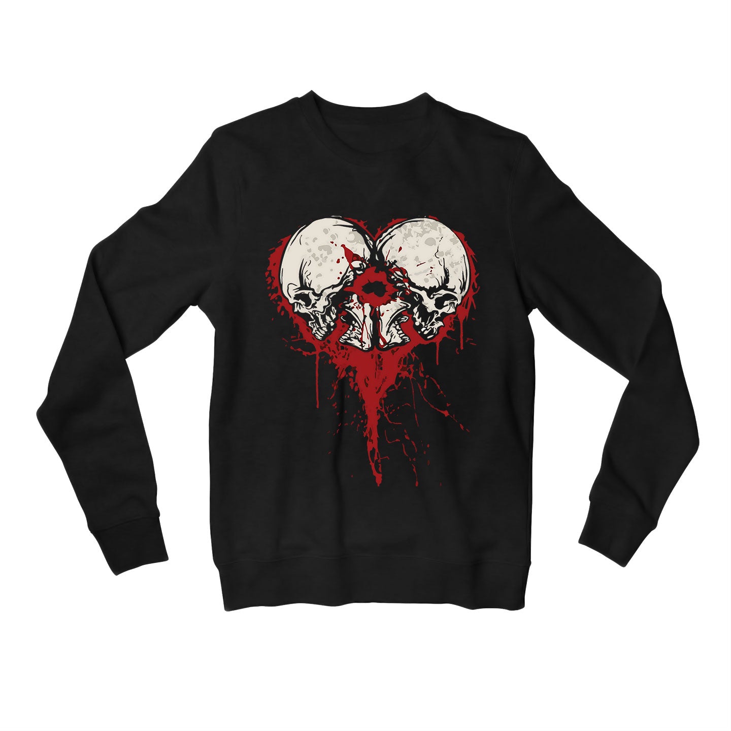 bullet for my valentine bullet heart sweatshirt upper winterwear music band buy online united states usa the banyan tee tbt men women girls boys unisex black