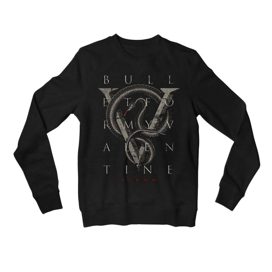 bullet for my valentine venom sweatshirt upper winterwear music band buy online united states of america usa the banyan tee tbt men women girls boys unisex black