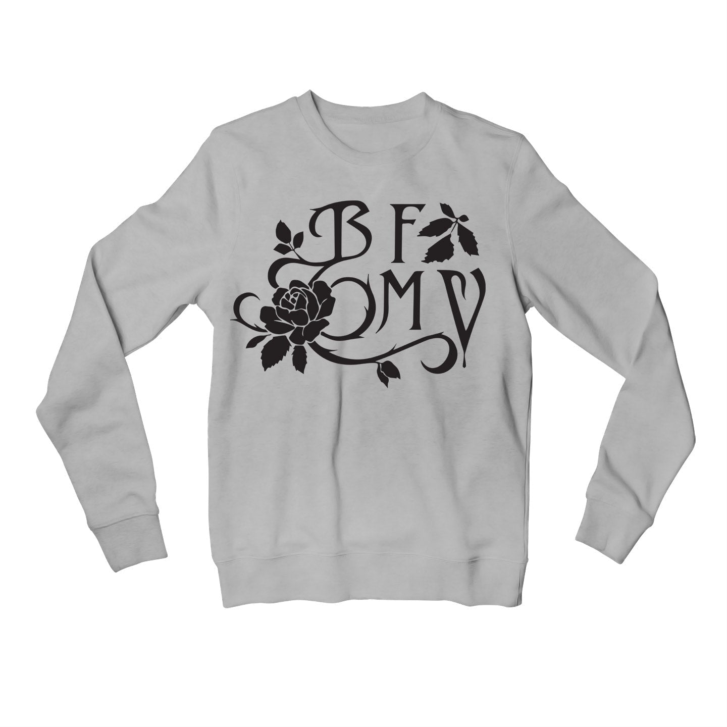 bullet for my valentine bfmv sweatshirt upper winterwear music band buy online united states of america usa the banyan tee tbt men women girls boys unisex gray