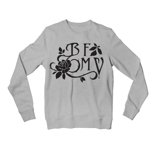 bullet for my valentine bfmv sweatshirt upper winterwear music band buy online united states of america usa the banyan tee tbt men women girls boys unisex gray