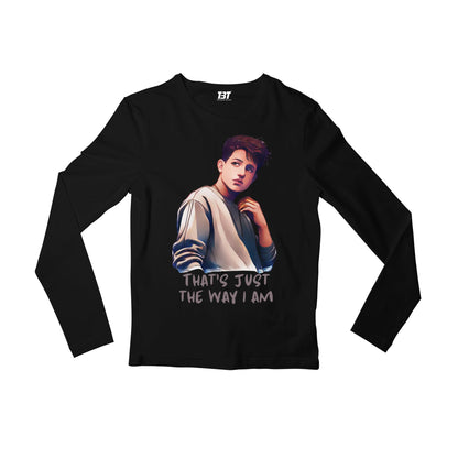 charlie puth the way i am full sleeves long sleeves music band buy online india the banyan tee tbt men women girls boys unisex black
