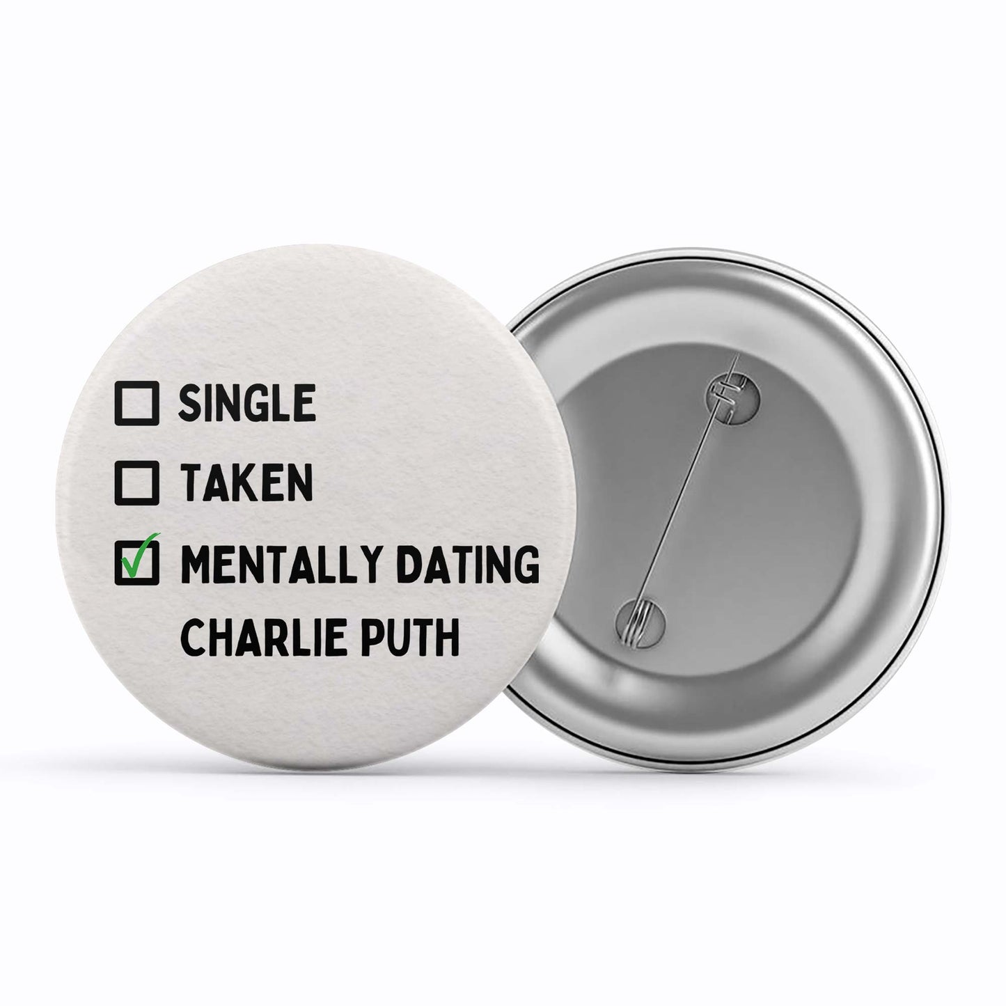 charlie puth mentally dating puth badge pin button music band buy online united states of america usa the banyan tee tbt men women girls boys unisex