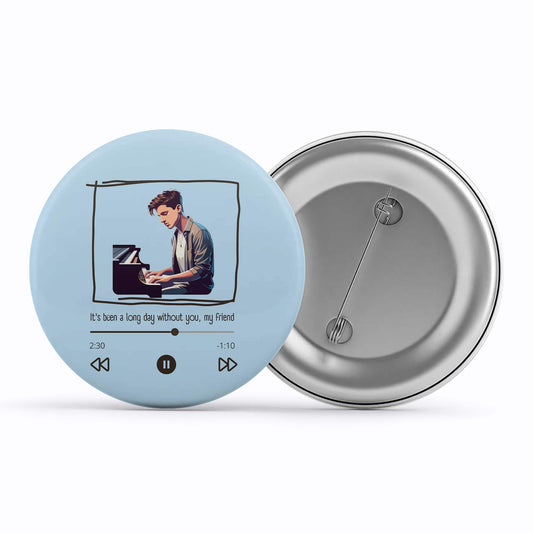 charlie puth see you again badge pin button music band buy online united states of america usa the banyan tee tbt men women girls boys unisex it's been a long day without you, my friend and i'll tell you all about it when i see you again