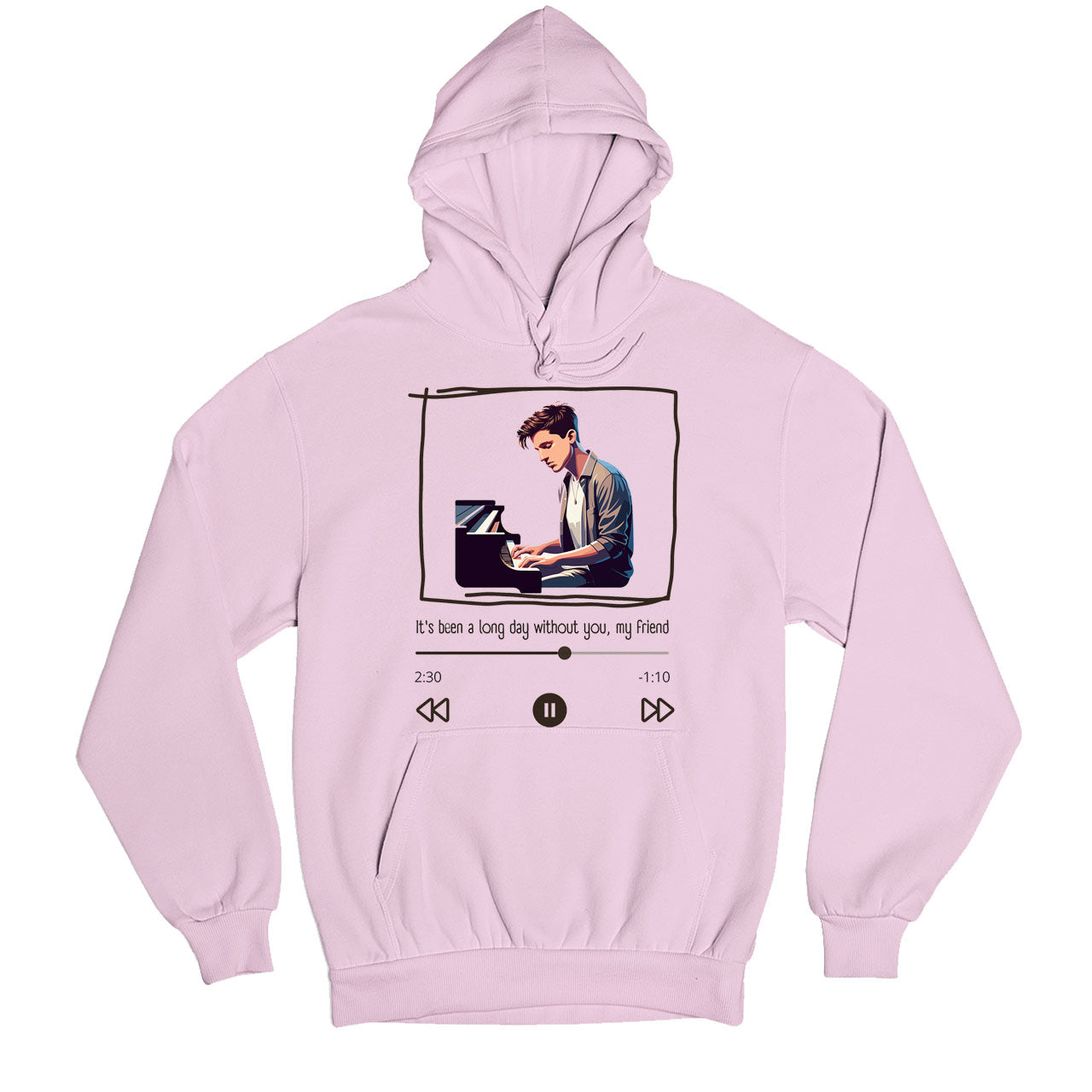 charlie puth see you again hoodie hooded sweatshirt winterwear music band buy online usa united states of america the banyan tee tbt men women girls boys unisex baby pink  it's been a long day without you, my friend and i'll tell you all about it when i see you again