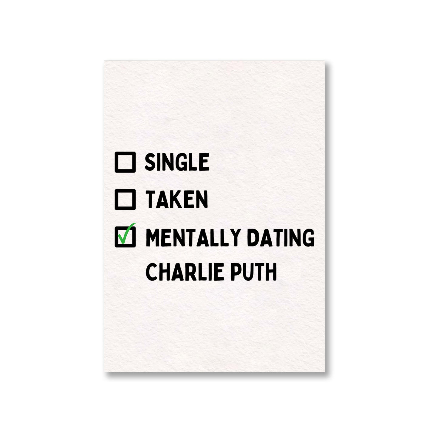 charlie puth mentally dating puth poster wall art buy online united states of america usa the banyan tee tbt a4