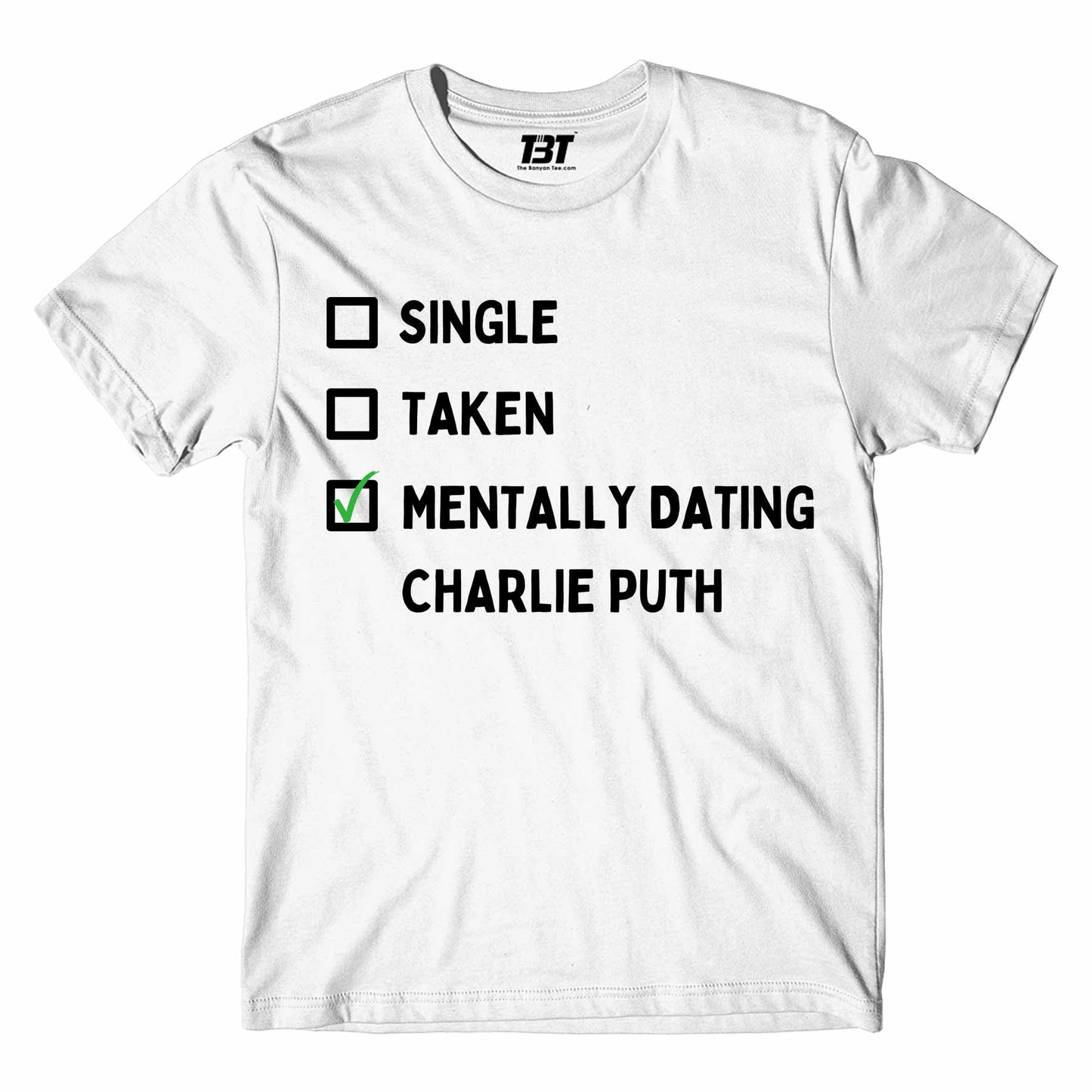 charlie puth mentally dating puth t-shirt music band buy online usa united states the banyan tee tbt men women girls boys unisex white