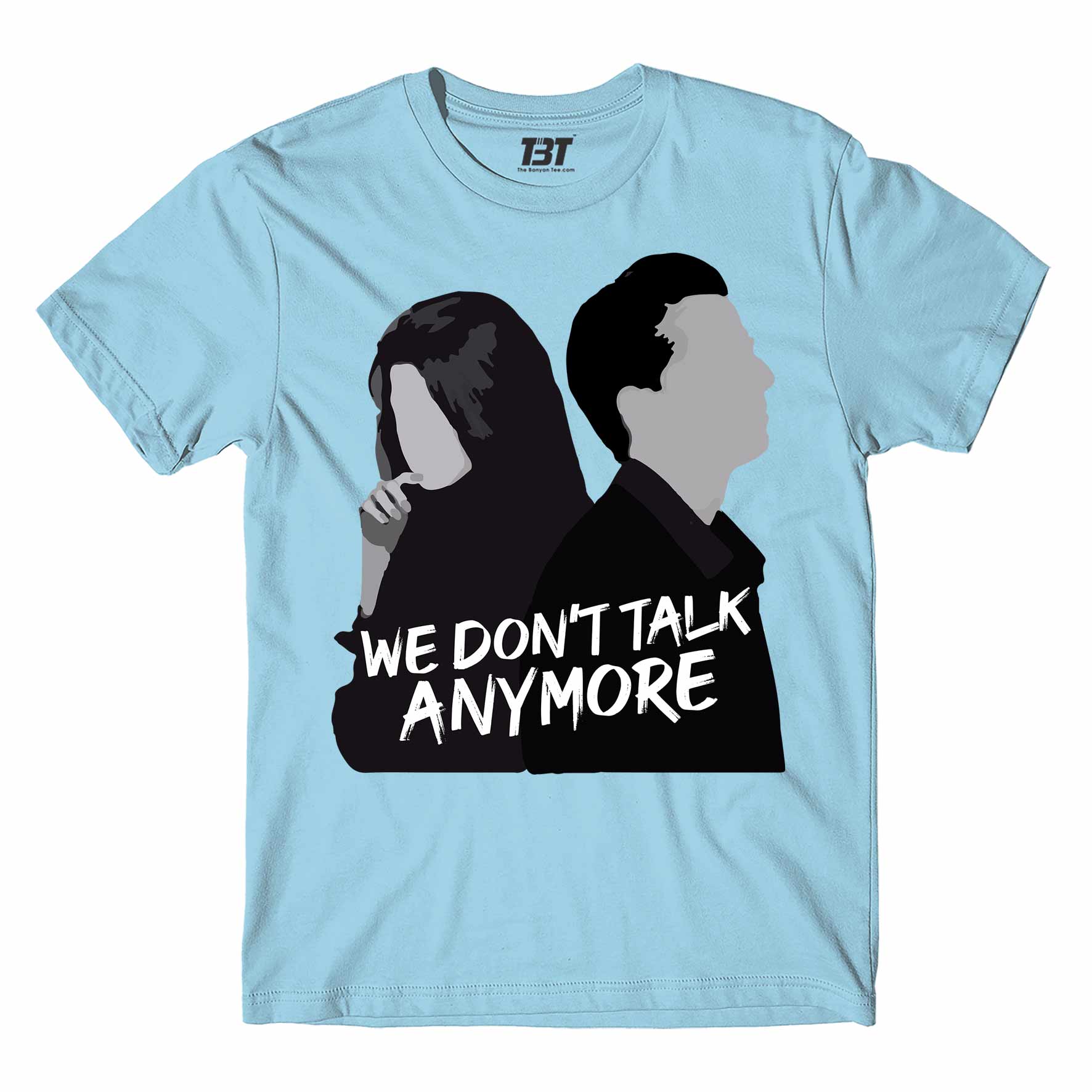 charlie puth we don't talk anymore t-shirt music band buy online usa united states the banyan tee tbt men women girls boys unisex Ocean  Blue