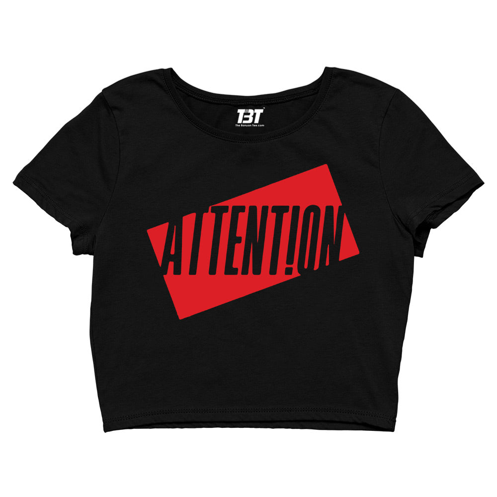 charlie puth attention crop top music band buy online united states of america usa the banyan tee tbt men women girls boys unisex black