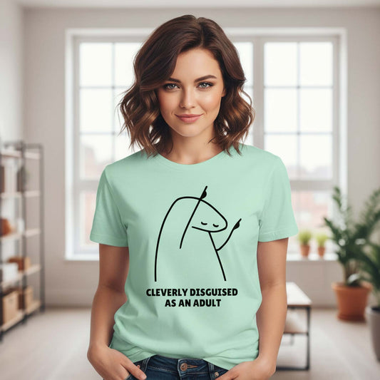 graphic clearly disguised t-shirt printed graphic stylish buy online united states usa the banyan tee tbt men women girls boys unisex jade 